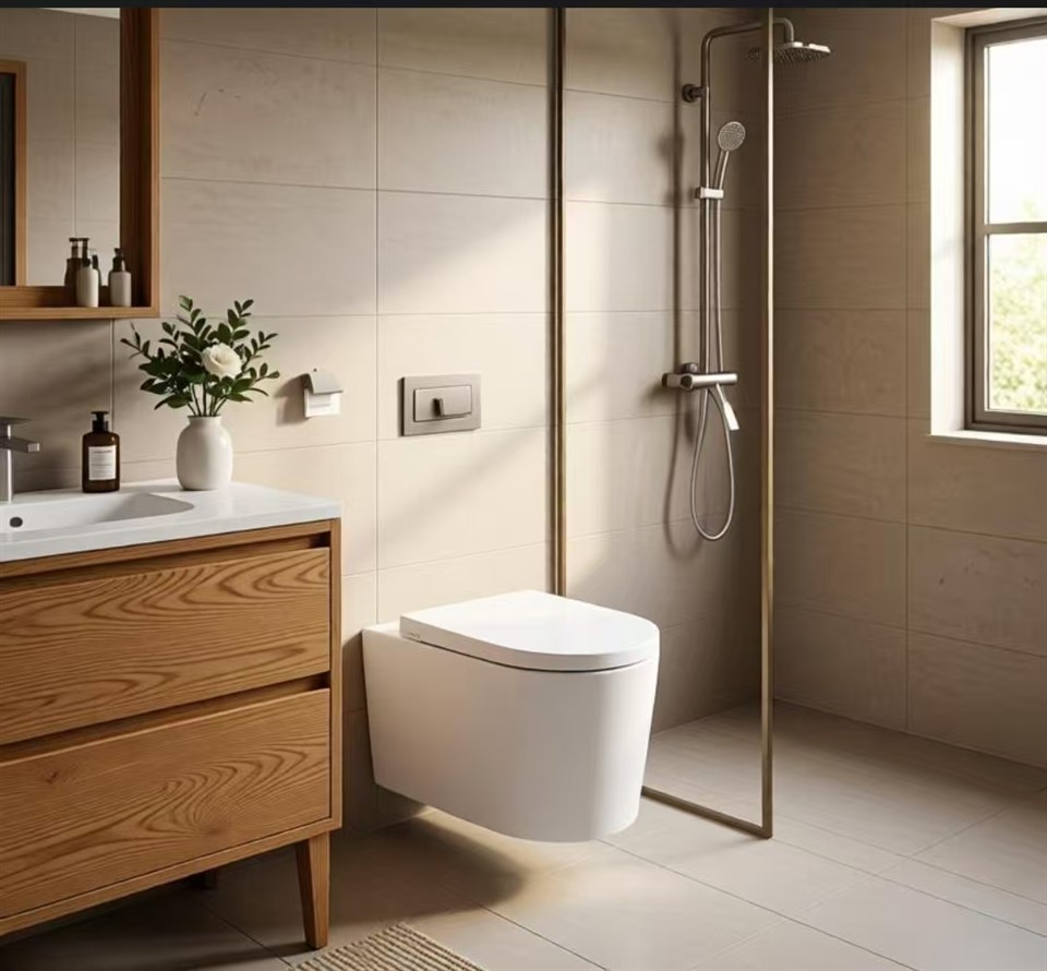 Easy Clean Wall Hung Washdown Toilet For Compact Bathroom Projects