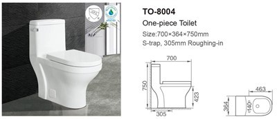 Τουαλέτα Siphonic One Piece